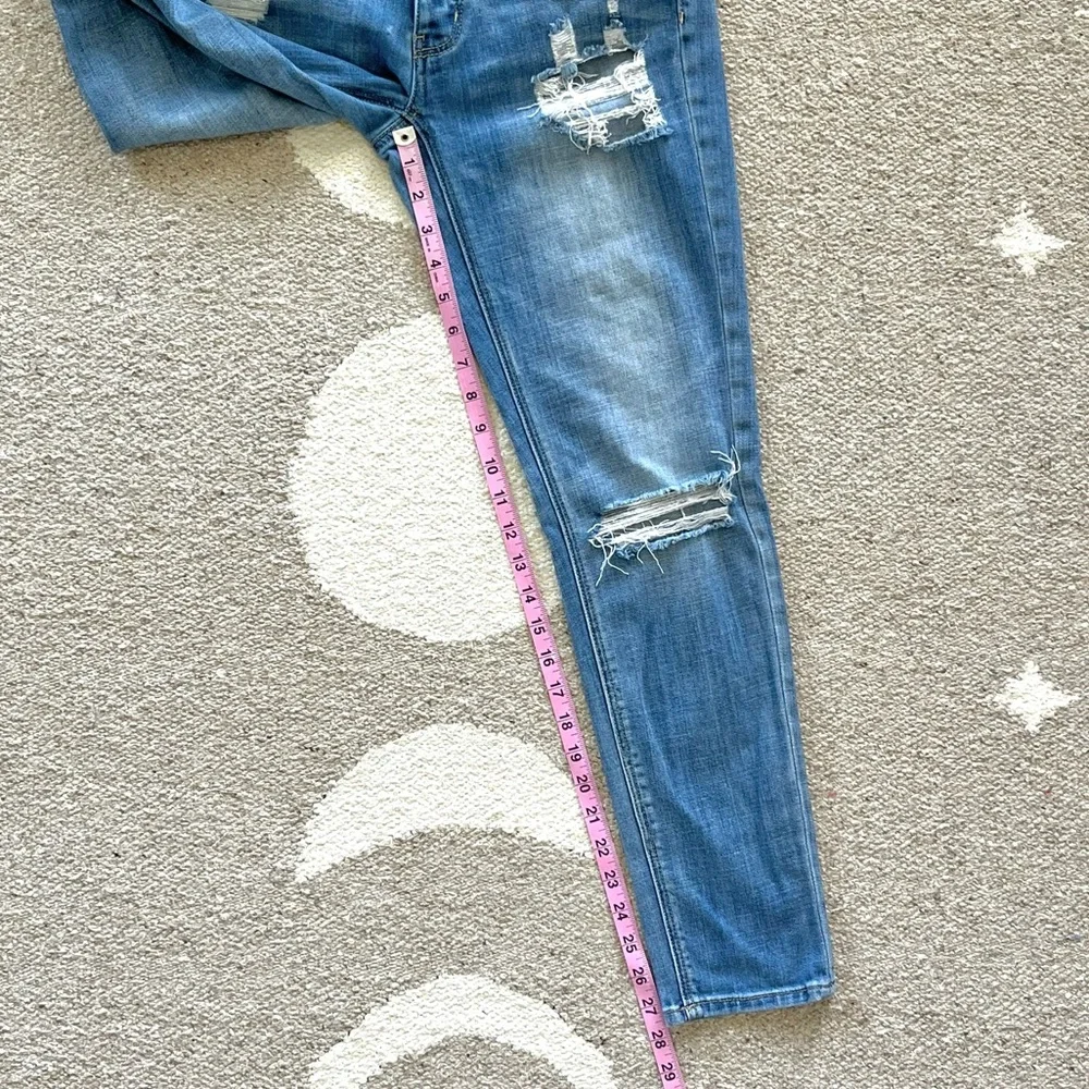 American Eagle Distressed Tomgirl Jeans Size 0 - Picture 8 of 12